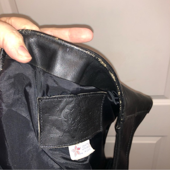 Branded garments inc mens motorcycle leather vest size large - Picture 9 of 9